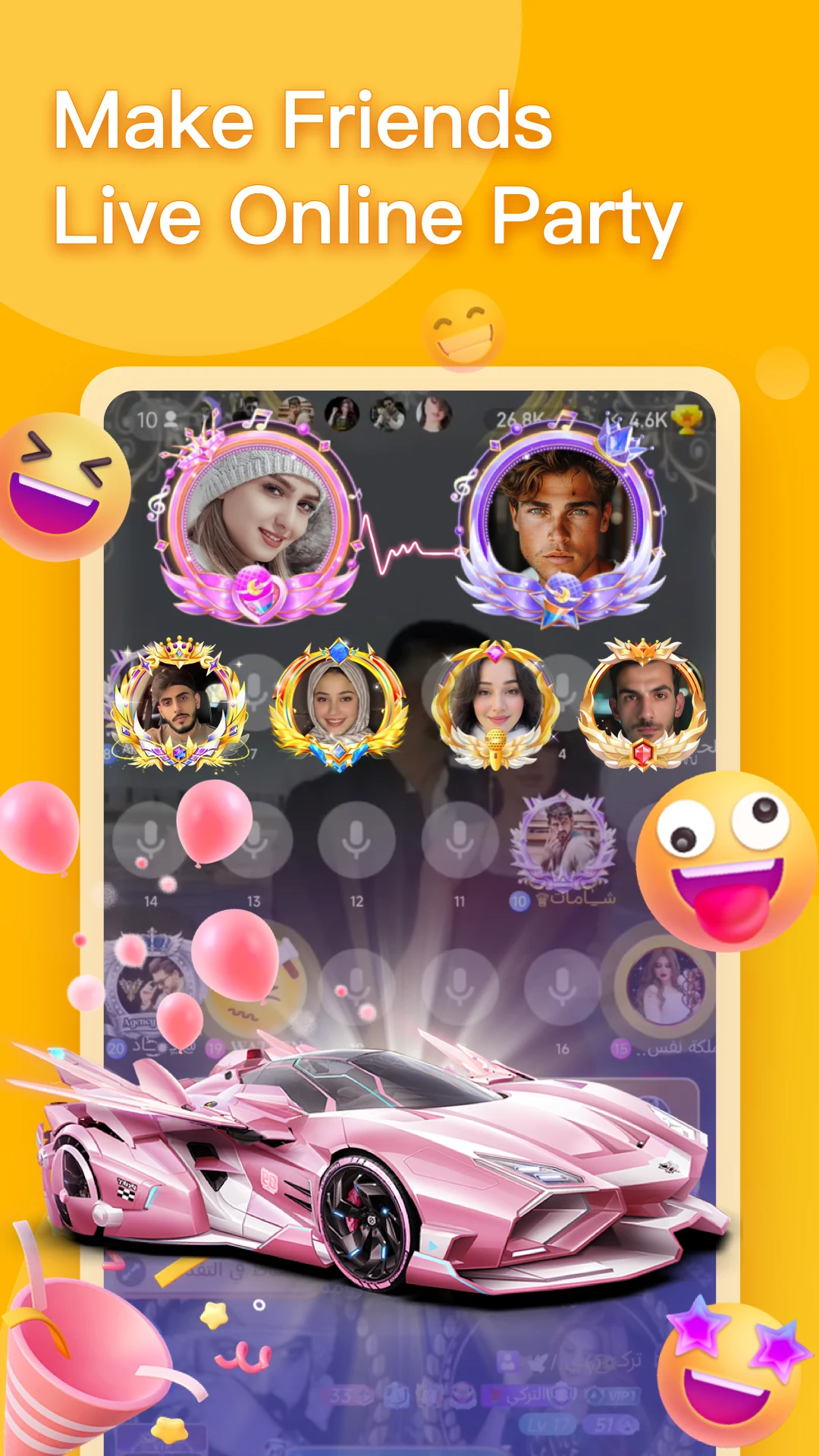 Echo: Live Voice Chat Room APP screenshot